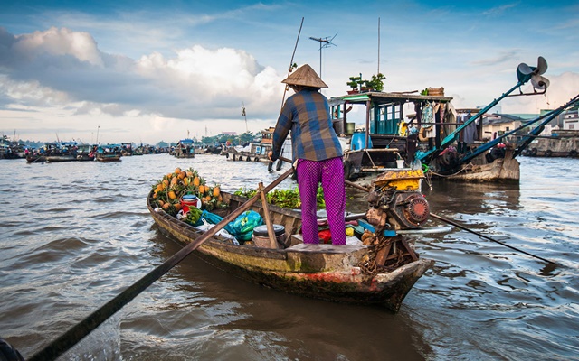 Du lịch chợ nổi Cái Răng - Cần Thơ, thưởng thức ẩm thực ngon quên lối về